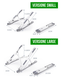 Supporto Laptop e Tablet ergonomico e ripiegabile