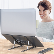 Load image into Gallery viewer, Ergonomic Foldable Laptop and Tablet Stand
